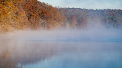 Griffy Lake Fall Dew