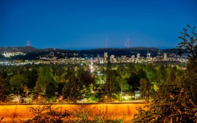 Downtown Portland, OR from Mt. Tabor
