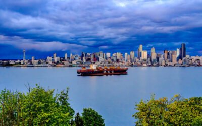 Downtown Seattle from the southwest