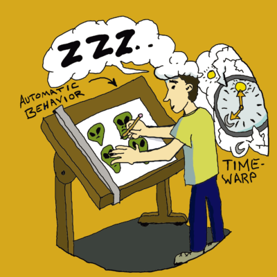 ZZZ... 3" Circular Sticker