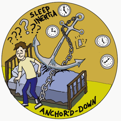 Anchor'd Down 3" Circular Sticker