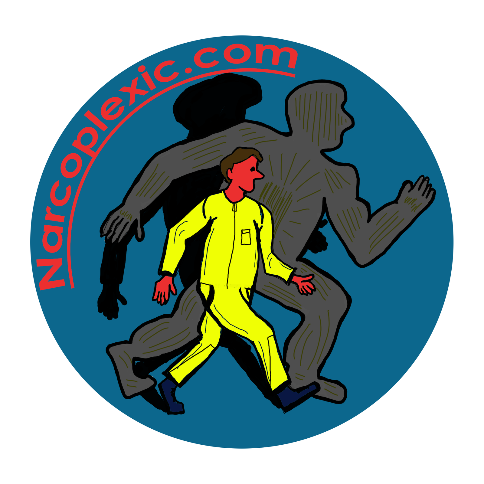 Invisible Strength 3" Circular Sticker