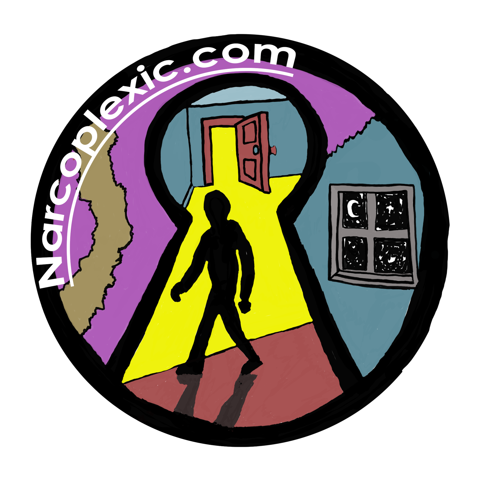 Unlocking 3" Circular Sticker