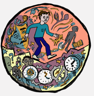 The Fine Line - Tight Rope - Particular Path - 3" Circular Sticker